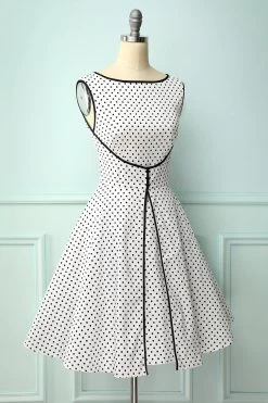 Mock Tweedelige Stippenjurk 14 Mock Tweedelige Stippenjurk -Jurken Korting Winkel 19091004257