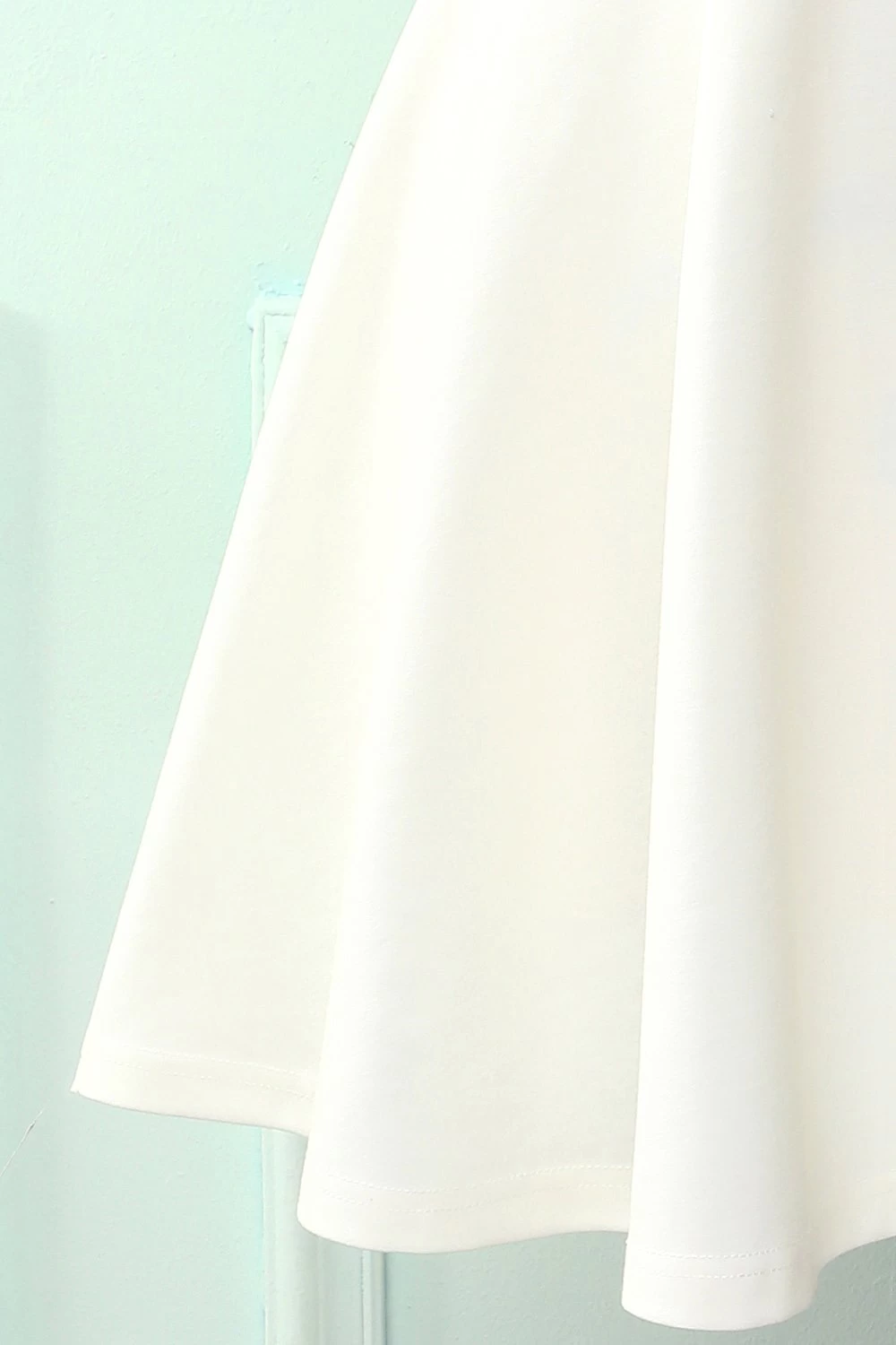 Witte Skater-stijl Jurk 8 Witte Skater-stijl Jurk - Afbeelding 6