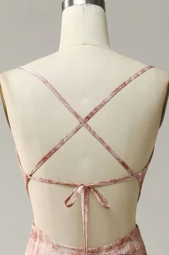 Schede Spaghetti Bandjes Blush Lange Bruidsmeisje Jurk Met Split Front -Jurken Korting Winkel 1 20 3 5aa35c5d 29eb 4689 975a 7dedafb485ea