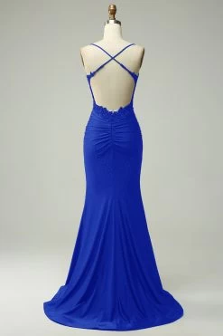 Zeemeermin Halter Donkerrood Galajurk Met Appliques -Jurken Korting Winkel 1 7 7e76abd2 c988 4f95 9681 4309e3beca58