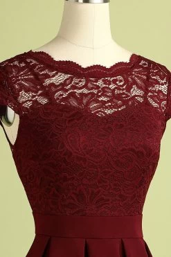 Vintage Bordeaux Rode Kanten Jurk -Jurken Korting Winkel 20010605037 78b02232 2b95 47c0 bedd 6ec36964ab12