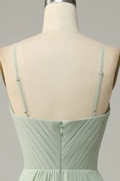 Spaghetti Bandjes Mouwloze Dusty Salie Bruidsmeisje Jurk 13 Spaghetti Bandjes Mouwloze Dusty Salie Bruidsmeisje Jurk -Jurken Korting Winkel 91332 Dusty Sage 6