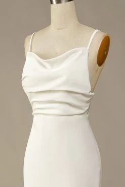 Witte Zeemeermin Lange Trouwjurk -Jurken Korting Winkel 93db030ba39add2acfa54c493c7d6e9e