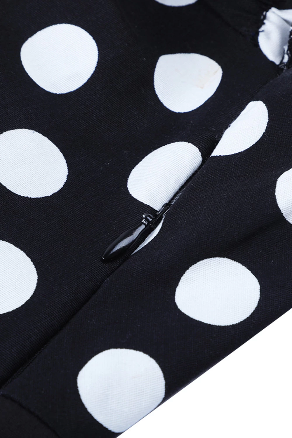 Off The Shoulder Polka Dots Jaren 1950 Jurk 9 Off The Shoulder Polka Dots Jaren 1950 Jurk - Afbeelding 7