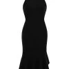 Halter Schede Zwarte Mouwloze Jaren 1960 Jurk -Jurken Korting Winkel CGLLY30547 20Black 20 1