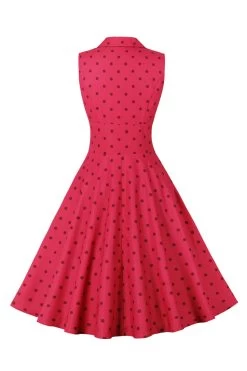 Rode Polka Dots Swing Jaren 1950 Jurk 8 Rode Polka Dots Swing Jaren 1950 Jurk -Jurken Korting Winkel CGLLY30553 20Red 20 2