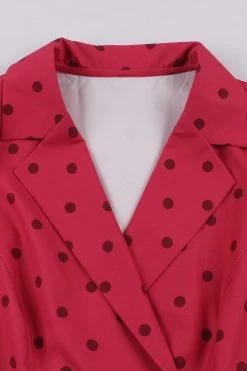 Rode Polka Dots Swing Jaren 1950 Jurk 9 Rode Polka Dots Swing Jaren 1950 Jurk -Jurken Korting Winkel CGLLY30553 20Red 20 3