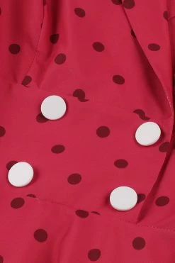 Rode Polka Dots Swing Jaren 1950 Jurk 10 Rode Polka Dots Swing Jaren 1950 Jurk -Jurken Korting Winkel CGLLY30553 20Red 20 5