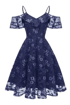 A Lijn Off The Shoulder Blush Kanten Jurk -Jurken Korting Winkel CGLLY30555 20Navy 20 1 a9b6d1a2 cc62 419b b683 e3c3f6dd14ec