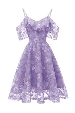 A Lijn Off The Shoulder Blush Kanten Jurk -Jurken Korting Winkel CGLLY30555 20Purple 20 1 86394397 ed6d 4cad b7f7 91567451eab0