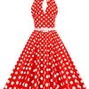 Hepburn Stijl Halter Hals Polka Dots Rood Jaren 1950 Jurk 2 Hepburn Stijl Halter Hals Polka Dots Rood Jaren 1950 Jurk -Jurken Korting Winkel CGLLY30558 20Red 20 1 52bdac0a 2e54 40fb 88a0 79e716a10202