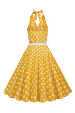 Hepburn Stijl Halter Hals Polka Dots Rood Jaren 1950 Jurk 20 Hepburn Stijl Halter Hals Polka Dots Rood Jaren 1950 Jurk -Jurken Korting Winkel CGLLY30558 20Yellow 20 3 8b2fe99e 6cd0 4fbe bc18 6a1c282d4ad4