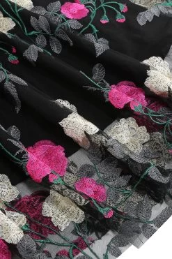 Fuchsia En Zwarte Vintage Jaren 1950 Jurk 15 Fuchsia En Zwarte Vintage Jaren 1950 Jurk -Jurken Korting Winkel CGLLY30560 20Fuchsia 20 4