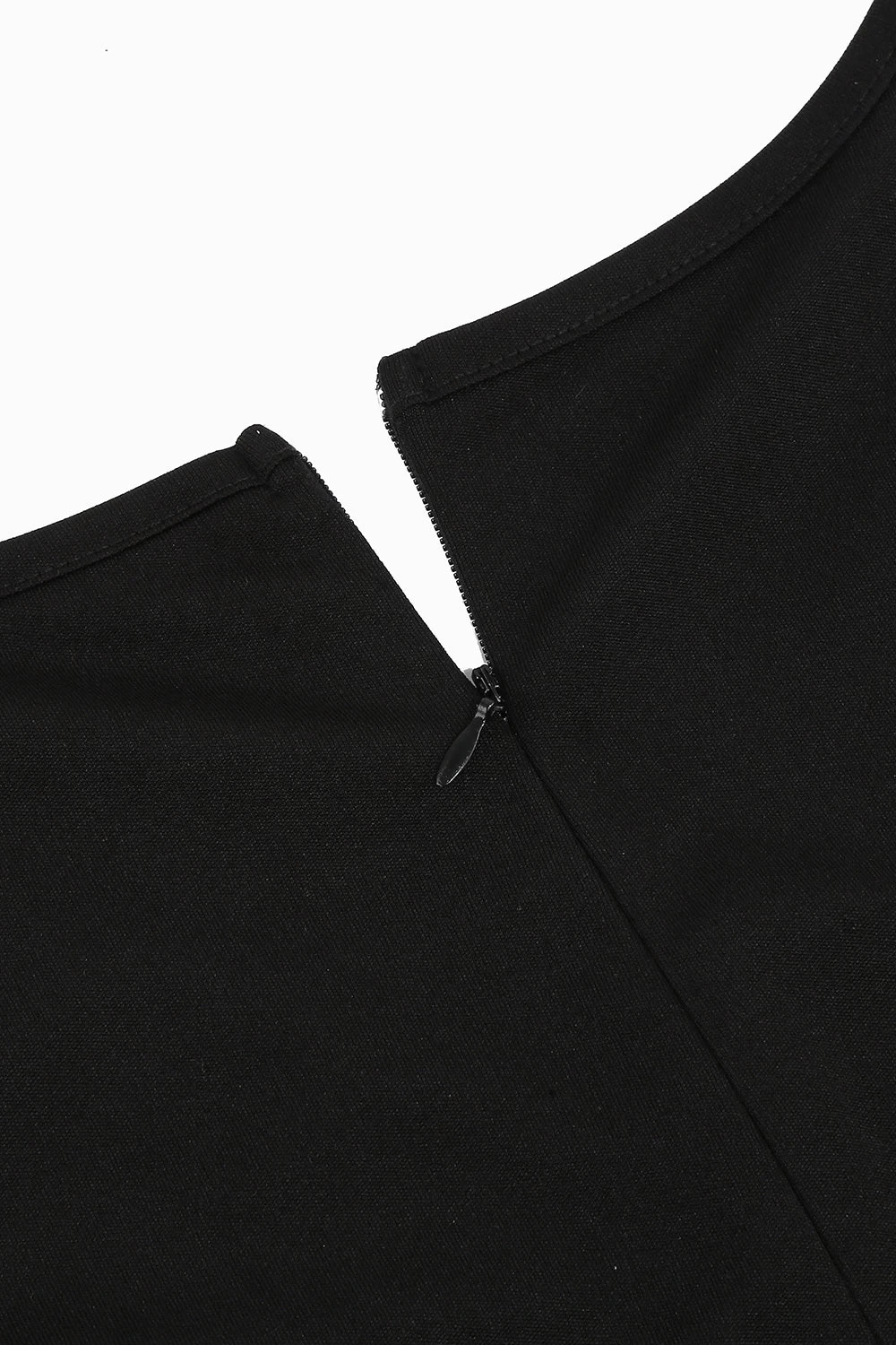 Fuchsia En Zwarte Vintage Jaren 1950 Jurk 7 Fuchsia En Zwarte Vintage Jaren 1950 Jurk - Afbeelding 5