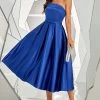 Koningsblauw Strapless Homecoming Jurk -Jurken Korting Winkel CGZL221498RoyalBlue 1 first