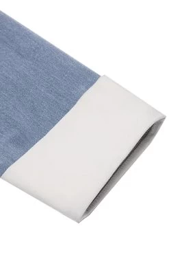 Grijsblauwe Swingjurk Uit De Jaren 1950 Met Lange Mouwen 13 Grijsblauwe Swingjurk Uit De Jaren 1950 Met Lange Mouwen -Jurken Korting Winkel CGZL221527 Grey Blue 6