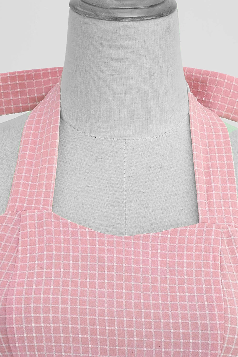 Halter Plaid Jaren 1950 Swing Jurk 6 Halter Plaid Jaren 1950 Swing Jurk - Afbeelding 4