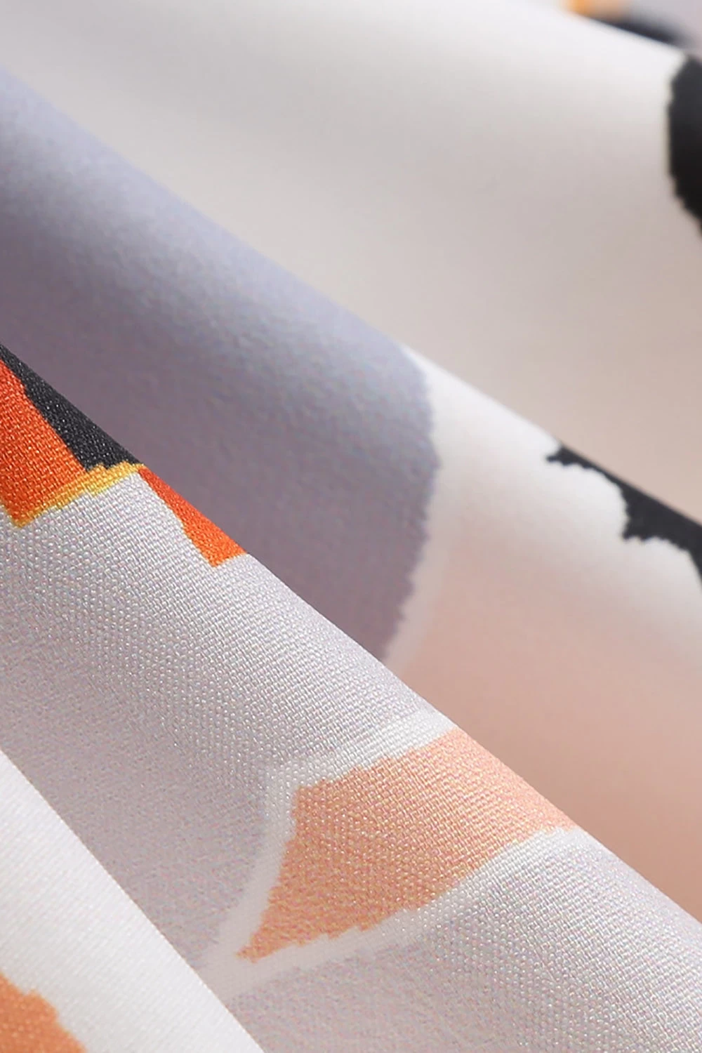 V-hals Bedrukte Halloween Jurk Met Riem 7 V-hals Bedrukte Halloween Jurk Met Riem - Afbeelding 5