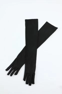 Zwart Gouden Vijf Stukken 1920s Party Accessoires Set -Jurken Korting Winkel CGZL231087 Black Golden 6