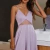 A Line Spaghetti Straps Licht Paarse Afstudeerjurk -Jurken Korting Winkel CGZL231245 Light Purple 1 first