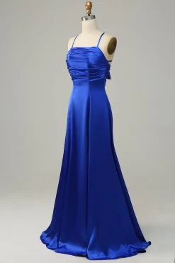 Royal Blue Halter A Line Lange Bruidsmeisje Jurk 10 Royal Blue Halter A Line Lange Bruidsmeisje Jurk -Jurken Korting Winkel CR2023413 Royal Blue 2
