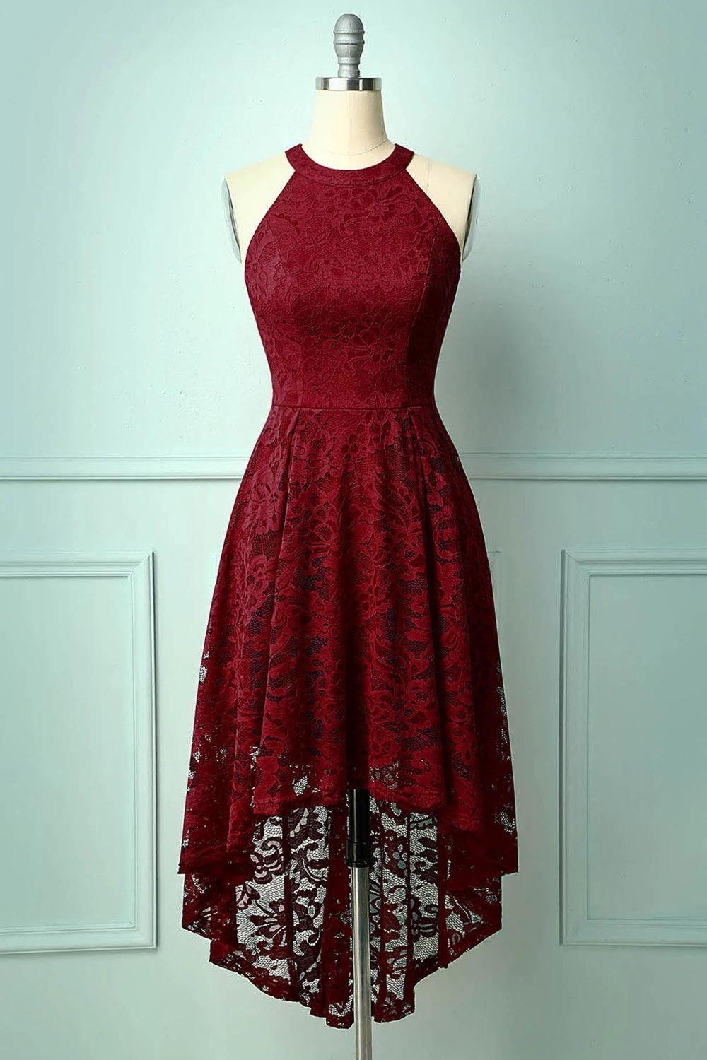 Asymmetrische Kanten Halterjurk 11 Asymmetrische Kanten Halterjurk - Afbeelding 9