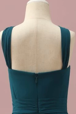 Donkergroen Halter A-Line Junior Bruidsmeisje Jurken -Jurken Korting Winkel PPHGHT123 Dark Green 5