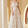 Prachtige A Lijn Off-shoulder Witte Kant Trouwjurk -Jurken Korting Winkel YYZL127 White 1 first