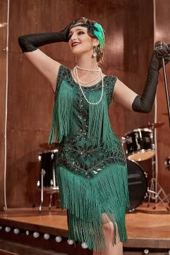 Grote Maat Champagne Gatsby 1920s Flapper Jurk Met Pailletten En Franjes 22 Grote Maat Champagne Gatsby 1920s Flapper Jurk Met Pailletten En Franjes -Jurken Korting Winkel YYZL220DarkGreen 3 72d78e5e 82e9 45fa a476 ab7f06da248a