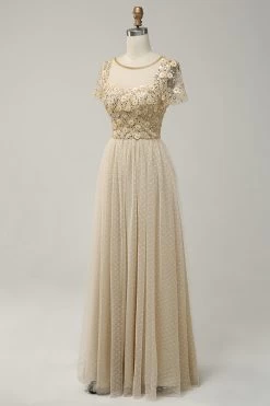 Abrikoos Tule A Lijn Pailletten Galajurk Met Appliques 10 Abrikoos Tule A Lijn Pailletten Galajurk Met Appliques -Jurken Korting Winkel YYZL536 20Aprict 20 20 3