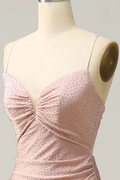 Zeemeermin Spaghetti Bandjes Koningsblauw Lang Schoolbal Jurkje Met Split Front -Jurken Korting Winkel YYZL603Blush 5 887a6d18 2a0c 4788 9086 03d50b035173