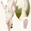Champagne Pailletten Gefranjerde Flapper Jurk Met Jaren '20 Accessoires Set -Jurken Korting Winkel YYZLHB230073