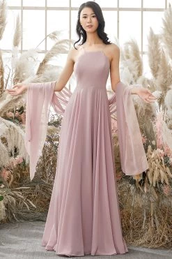 Stoffig Roze Chiffon Bruidsmeisjes Jurk -Jurken Korting Winkel ZDGAS116 5 38cf10c2 3d27 439e 9286 ff1c791f1985