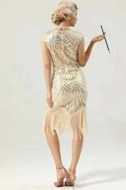 Rode Gatsby Glitter Fringe 1920s Flapper Jurk 24 Rode Gatsby Glitter Fringe 1920s Flapper Jurk -Jurken Korting Winkel ZPKAV005 Champagne 6 274e8364 52b2 4763 b512 f8662a39cd95