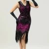 Jaren 1920 Mouwloze Gatsby Jurk -Jurken Korting Winkel ZPKAV113 Fuchisa 1 first