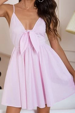 Roze Spaghettibandjes Cocktail Jurk -Jurken Korting Winkel ZPKCGLH20942 1 first