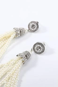 Ivoor Jaren 1920 Party Accessoires Sets 8 Ivoor Jaren 1920 Party Accessoires Sets -Jurken Korting Winkel ZPKCGZL21192 White 4