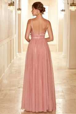 A Lijn Spaghettibandjes Bruidsmeisjes Jurk Met Ruches -Jurken Korting Winkel ZPKYYZL076 Grey Pink 6 d9fee2f6 6b74 4b41 ab1a f0e263626a31