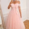 Roze Off Shoulder Harten Galajurk -Jurken Korting Winkel ZPKYYZL107 Pink 1 first