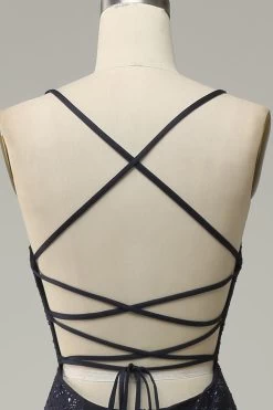 Navy Sweetheart Beaded Galajurk Met Split -Jurken Korting Winkel zqjy2023217Navy 6